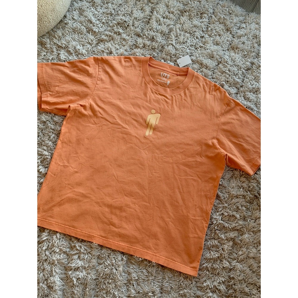 Billie Eilish x Uniqlo Takashi Murakami Coral T-Shirt Size Medium Retro